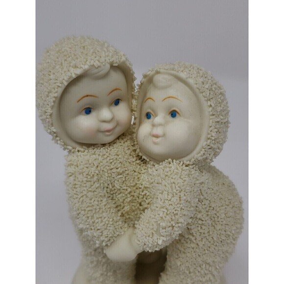 SNOWBABIES DEPT 56 FIGURINES "GO AHEAD, LEAN ON ME" 2007 RETIRED FRIENDSHIP - Picture 3 of 8